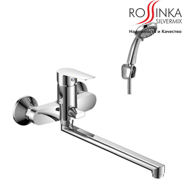 Смеситель Rossinka S35-33 для ванны с длинным изливом Смеситель Rossinka S35-33 для ванны с длинным изливом