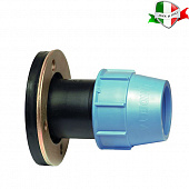 Соединитель с фланцем ПНД пластик Соединитель с фланцем ПНД пластик